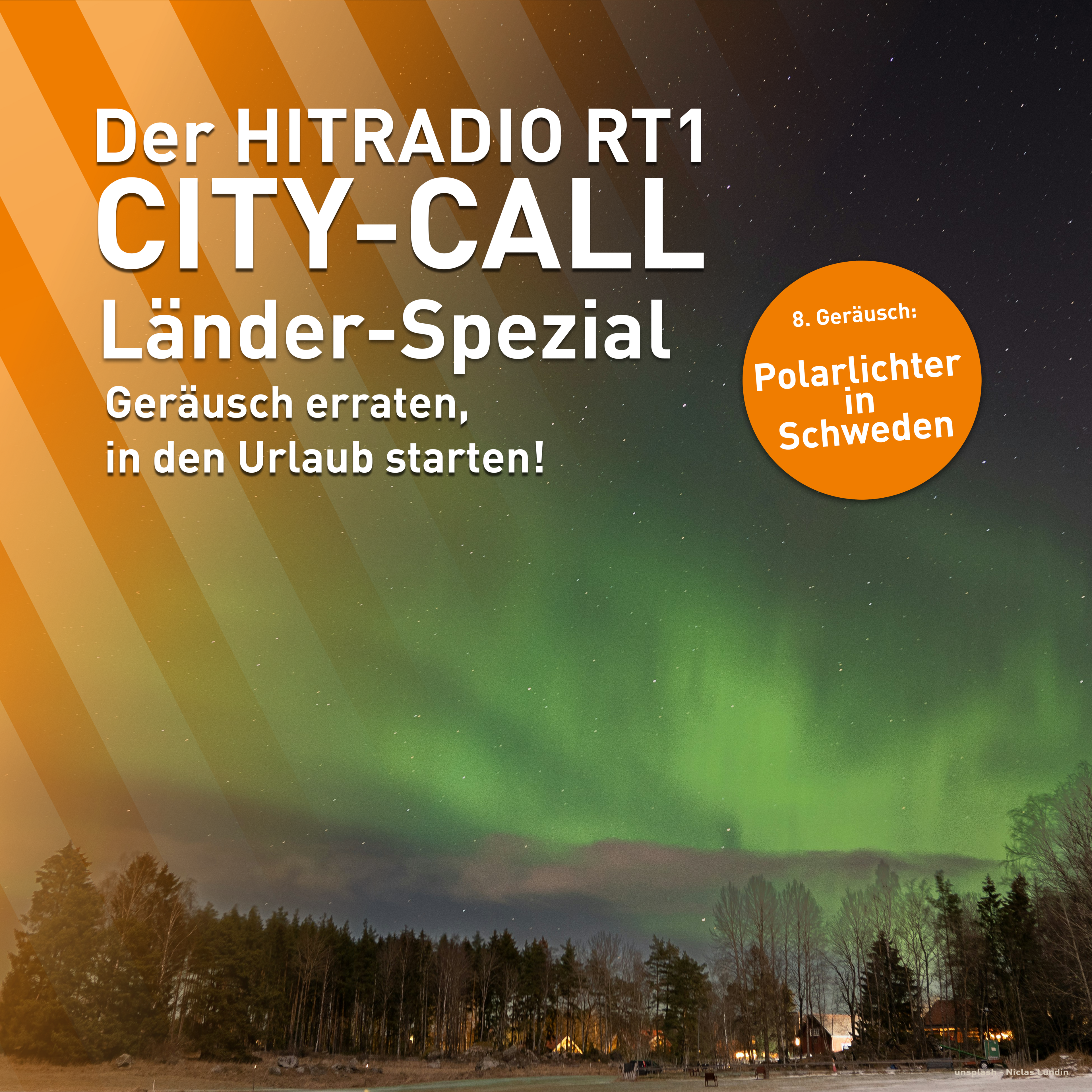 Polarlichter in Schweden  - City call